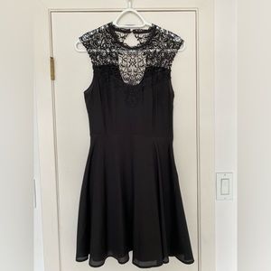 Black cocktail dress